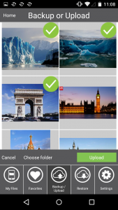 Get Started with FileHopper Android - Upload Photos 2