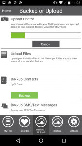 Get Started with FileHopper Android - Upload Photos 3