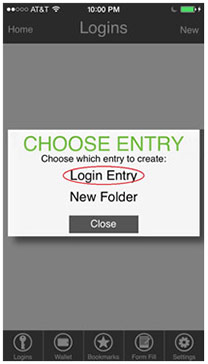 Get Started with Password Genie iOS - Login Entry