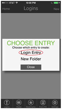 Get Started with Password Genie iOS - Login Entry