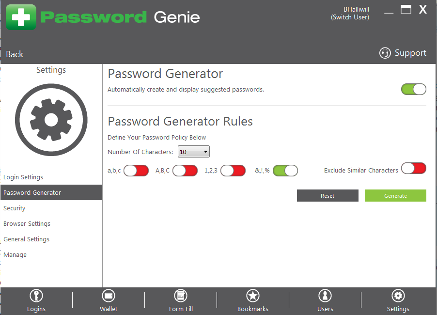 Password Genie - D - Password Generator