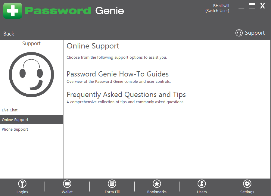 Password Genie - D - Support (3)